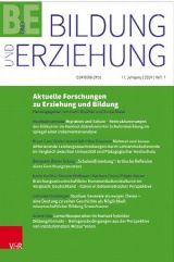 Cover: Aktuelle Forschungen zu Erziehung und Bildung