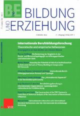 Cover: Internationale Berufsbildungsforschung. Theoretische und empirische Reflexionen. Bildung und Erziehung (BuE), 77. Jg., Heft 3